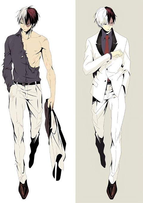 My Hero Academia Shoto Todorok in a suit