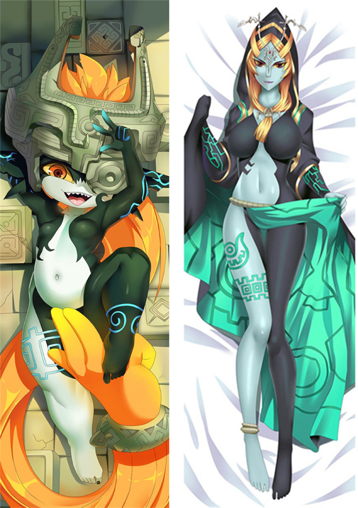 Midna plus Imp form Zelda